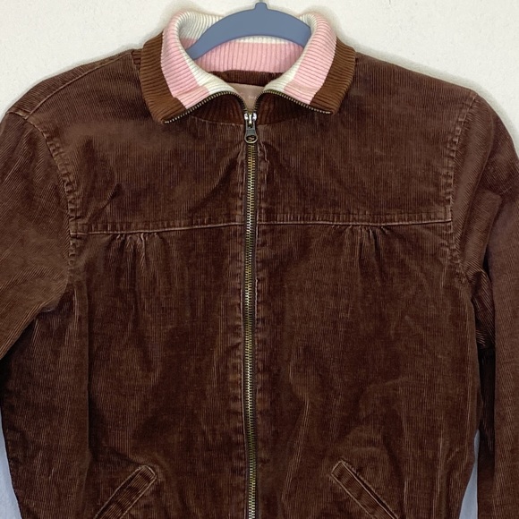 Twenty One Corduroy Bomber Jacket Size Small - Picture 2 of 11